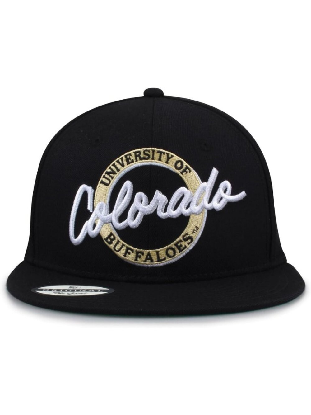 NCAA Colorado Buffaloes Flat Brim Snapback Hat | Unisex Adjustable Cap
